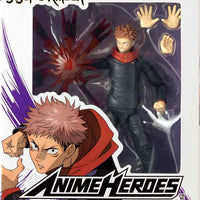 Jujutsu Kaisen 6 Inch Action Figure Anime Heroes - Yuji Itadori Black Flash