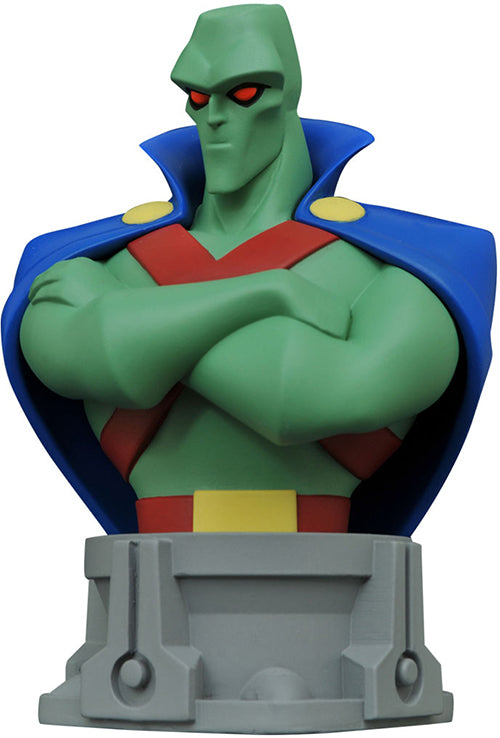 Justice League Animated Series 6 Inch Bust Statue - Martian Manhunter Bust