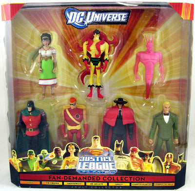 Justice League Unlimited 5 Inch Action Figure Box Set - Fan-Demanded Collecion