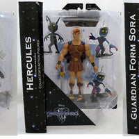 Kingdom Hearts 3 Select 7 Inch Action Figure Series 2 - Set of 3 (Hercules - Toy Sora - Guardian Sora)