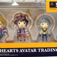 Kingdom Hearts 2 Inch Action FIgure Trading Arts Avatar Mini - Avatar Mini Box Set (Cloud - Sora - Riku - Axel)