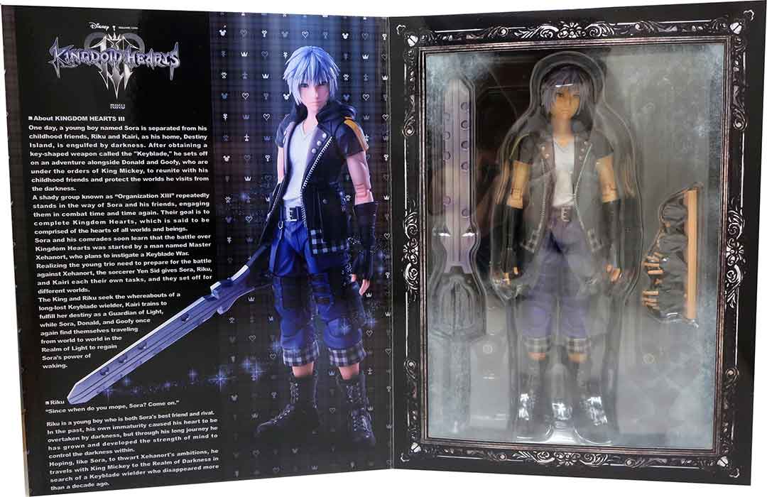 Kingdom Hearts 8 Inch Action Figure Play Arts Kai - Riku| Cmdstore