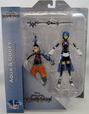 Kingdom Hearts Select 2 to 7 Inches Action Figure Series 2 - Aqua & Goofy