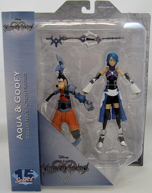 Kingdom Hearts Select 2 to 7 Inches Action Figure Series 2 - Aqua & Goofy