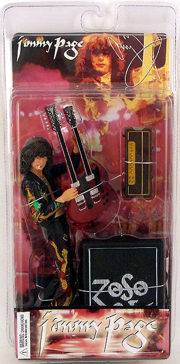 ジミー・ペイジ 7インチ アクションフィギュア Led Zeppelin ジミー・ペイジ 7インチ アクションフィギュア Led Zeppelin