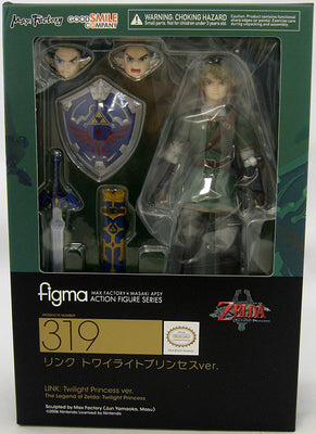 Legend Of Zelda Twilight Princess 6 Inch Action Figure Figma Series - Link Basic Version