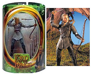 LEGOLAS GREENLEAF Fellowship Figure Series 1 Lord of the Ring Toy LEGOLAS GREENLEAF Fellowship Figure Series 1 Lord of the Ring Toy