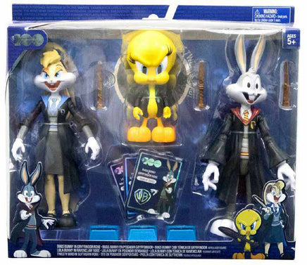 LOONEY TUNES TWEETY フィギュア 100% & 400% Looney Tunes 7 Inch Action Figure WB 100 3-Pack - Bugs Bunny