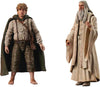 Lord Of The Rings 7 Inch Action Figure Deluxe Series 6 - Set of 2 (Samwise - Saruman