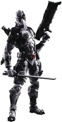 Marel Universe Variant 10 Inch Action Figure Play Arts Kai - X-Force Deadpool (Shelf Wear Packaging)