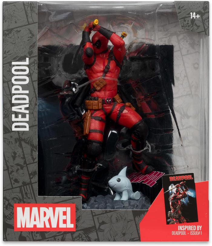 Marvel Collectible 7 Inch Statue Figure 1/10 Scale Posed Scene - Deadp ...