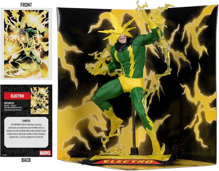 Marvel Collectible 1/10 Scale 7 Inch Statue Figure Posed Scene - Electro (Joe Fixit #5)