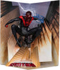 Marvel Collectible 7 Inch Statue Figure 1/10 Scale Posed Scene - Miles Morales Spider-Man #1