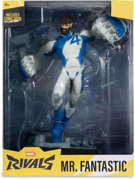 Marvel Collectible 1/10 Scale 7 Inch Statue Figure Posed Scene - Mr. Fantastic (Rivals