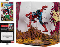 Marvel Collectible 1/10 Scale 7 Inch Statue Figure Posed Scene - Spider-Man (Amazing Spider-Man #318)