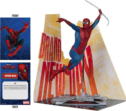 Marvel Collectible 1/10 Scale 7 Inch Statue Figure Posed Scene - Spider-Man (Spider-Man Brand New Day)