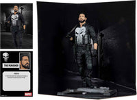 Marvel Collectible 1/10 Scale 7 Inch Statue Figure Posed Scene - The Punisher (TV and Movie Version)