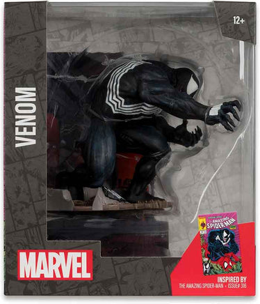 Marvel Collectible 7 Inch Statue Figure 1/10 Scale Posed Scene - Venom (The Amazing Spider-Man #316)