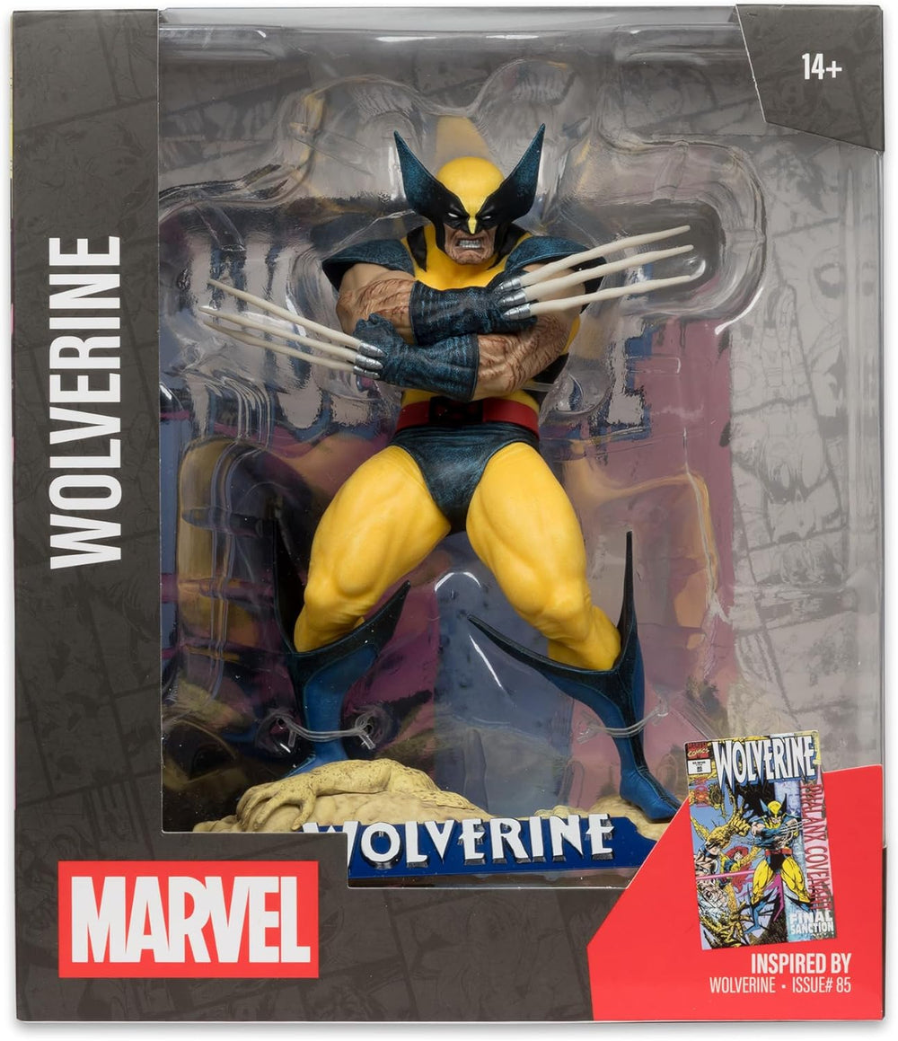 Marvel Collectible 7 Inch Statue Figure 1/10 Scale Posed Scene - Wolve ...