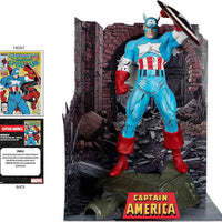 Marvel Collectible 12 Inch Statue Figure 1/6 Sale Posed Scene - Captain America (The Amazing Spider-Man #323)