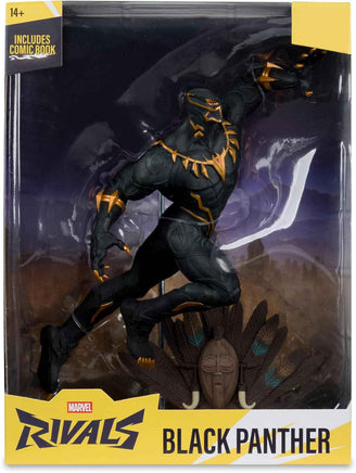 Marvel Collectible 1/6 Scale 12 Inch Statue Figure Posed Scene - Black Panther (Rivals)