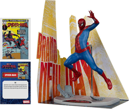 Marvel Collectible 1/6 Scale 12 Inch Statue Figure Posed Scene - Spider-Man (Spider-Man Brand New Day