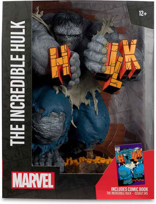 Marvel Collectible 12 Inch Statue Figure 1/6 Scale Posed Scene - The Incredible Hulk #345