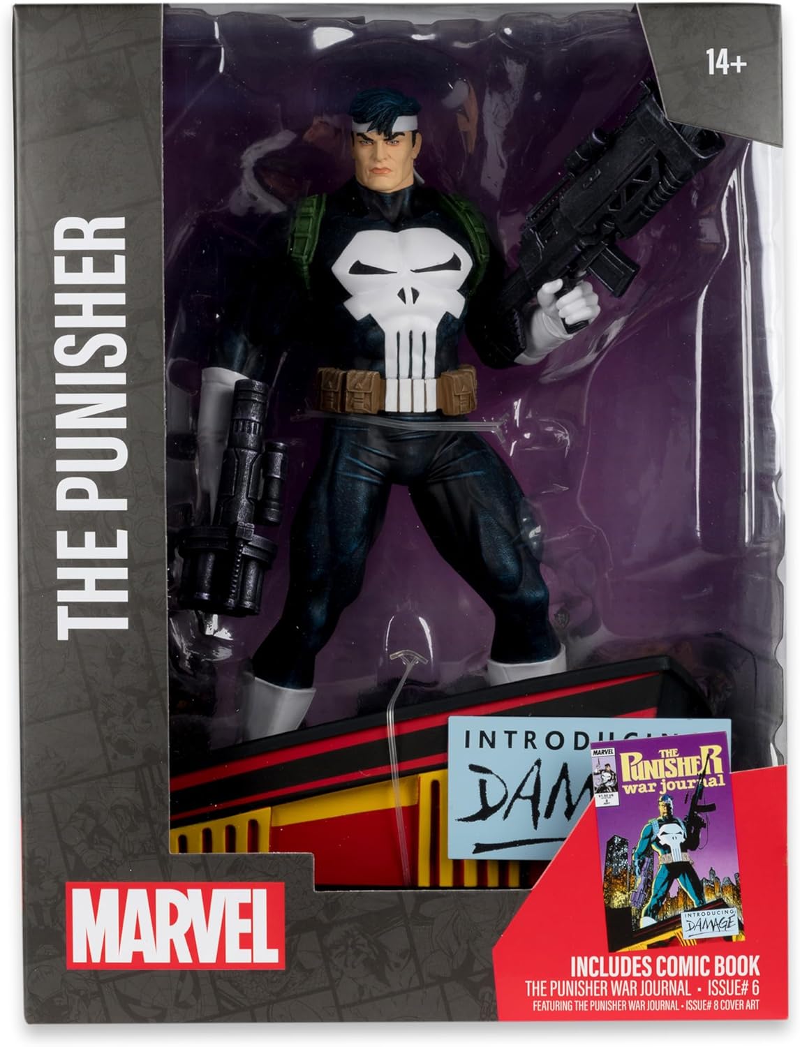 マーベルレジェンド Punisher War Journal Marvel Collectible 12 Inch Statue Figure 1/6 Scale Posed Scene