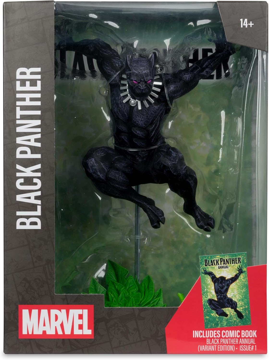 Black Panther スタチュー Marvel Collectible 12 Inch Statue Figure 1/6 Scale Posed - Black