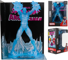 Marvel Collectible 12 Inch Statue Figure 1/6 Scale Posed Exclusive - Iceman Red Platinum