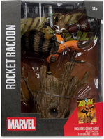 Marvel Collectible 12 Inch Statue Figure 1/6 Scale Posed - Rocket Racoon