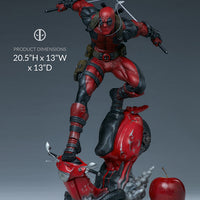 Marvel Collectible Deadpool 20 Inch Statue Figure Premium Format - Deadpool Sideshow 300690