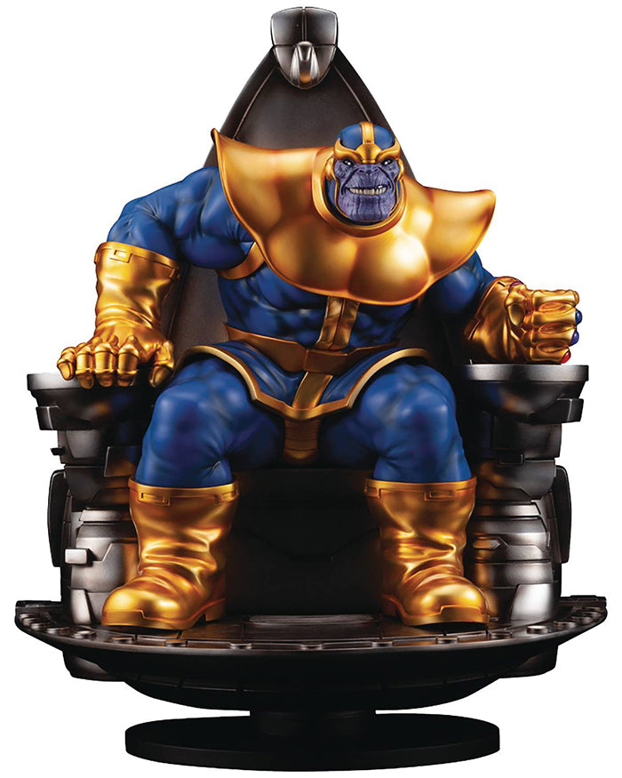 Marvel Collectible Statue Figure Fine Art - Thanos On Space Throne