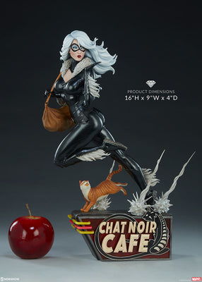 Marvel Collectible 16 Inch Statue Figure Mark Brooks Artist Series - Black Cat Sideshow 300704
