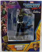 Marvel Gallery 10 Inch Statue Figure Guardians Of The Galaxy Vol 2 - Gamora & Rocket Raccoon