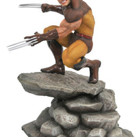 Marvel Galley 9 Inch PVC Statue Comic Series - Brown Wolverine