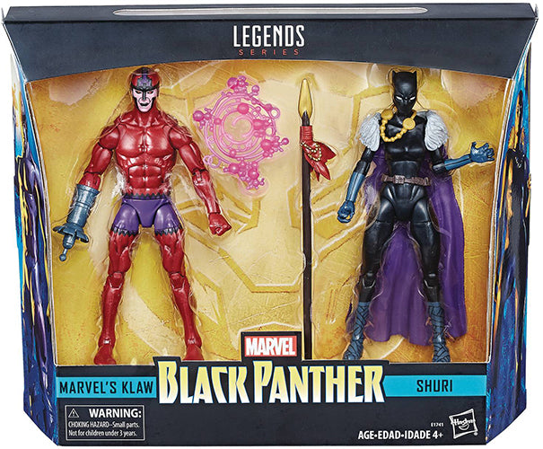 Marvel Legends 6 Inch Action Figure 2-Pack Series - Klaw vs Shuri