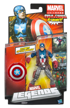 Marvel Legends 6 Inch Action Figure Hit Monkey Series - Ultimate Captain America
