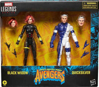 Marvel Legends Avengers 6 Inch Action Figure 2-Pack - Black Widow & Quicksilver