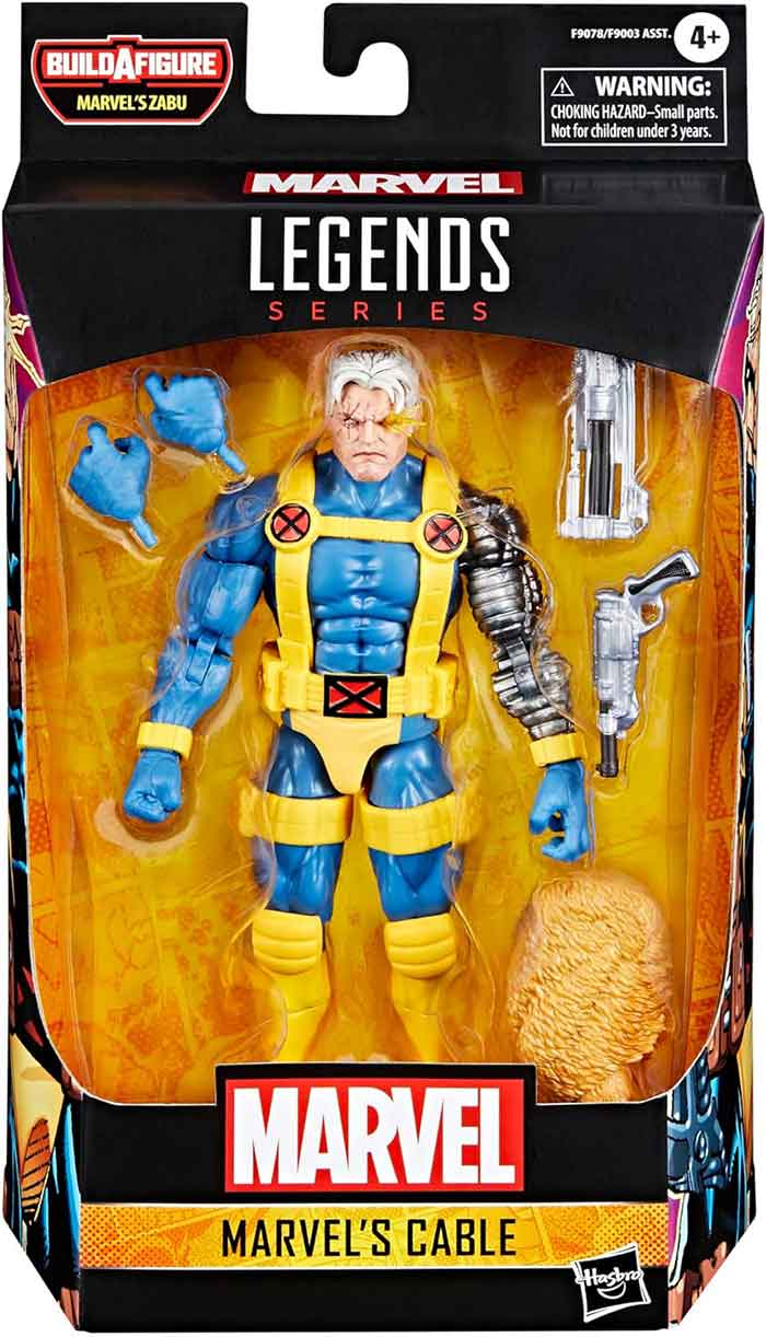 Marvel Legends 6 Inch Action Figure BAF Zabu - Cable| Cmdstore