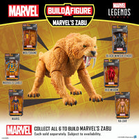 Marvel Legends 6 Inch Action Figure BAF Zabu - Set of 7 (Buil-A-Figure Zabu)