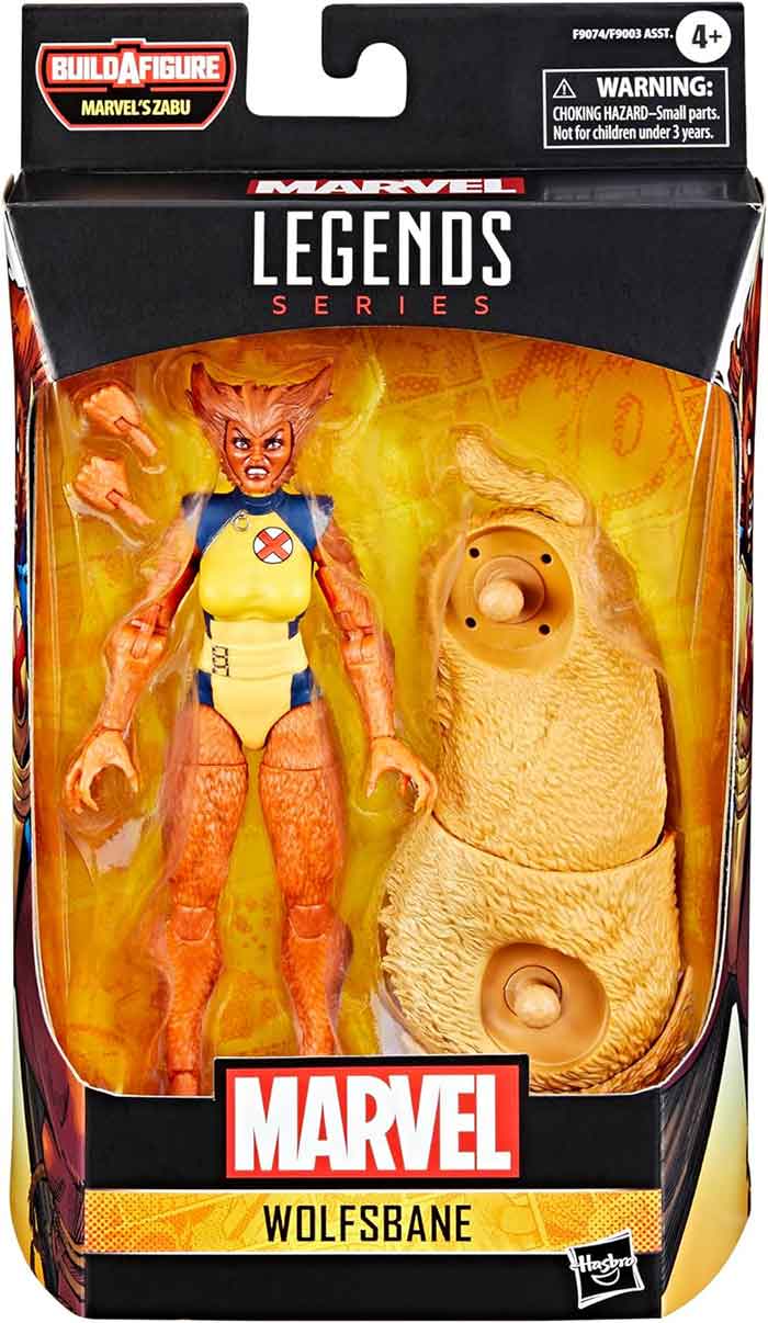 Marvel Legends 6 Inch Action Figure BAF Zabu - Wolfsbane| Cmdstore