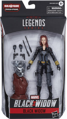 Marvel Legends Black Widow 6 Inch Action Figure BAF Crimson Dynamo - Black Widow