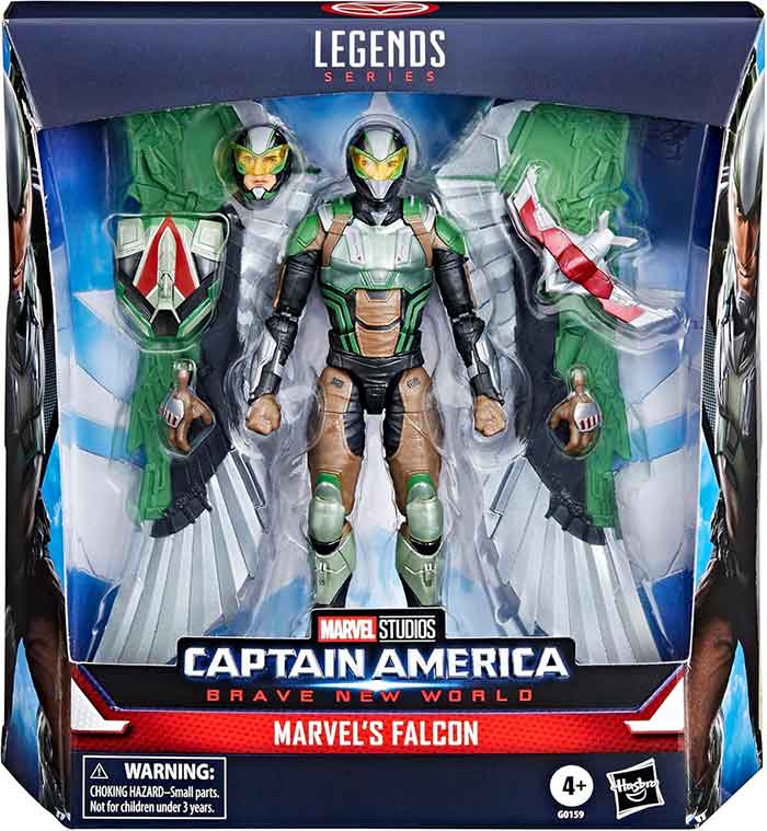 Marvel Legends Captain America Brave New World Inch Action Figure Deluxe  Falcon