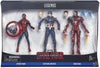 Marvel Legends Captain America Civil War 6 Inch Action Figure 3-Pack Series - Spider-Man - Captain America - Iron Man