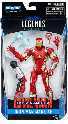 Marvel Legends Captain America Civil War 6 Inch Action Figure BAF Giant Man - Iron Man Mark 46