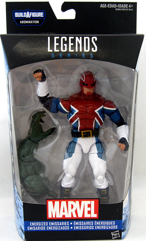 Marvel Legends Captain America Civil War 6 Inch Action Figure BAF Abomination - Captain Britain