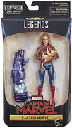 Marvel Legends Captain Marvel 6 Inch Action Figure BAF Kree Sentry - Captain Marvel in Bomber Jacket