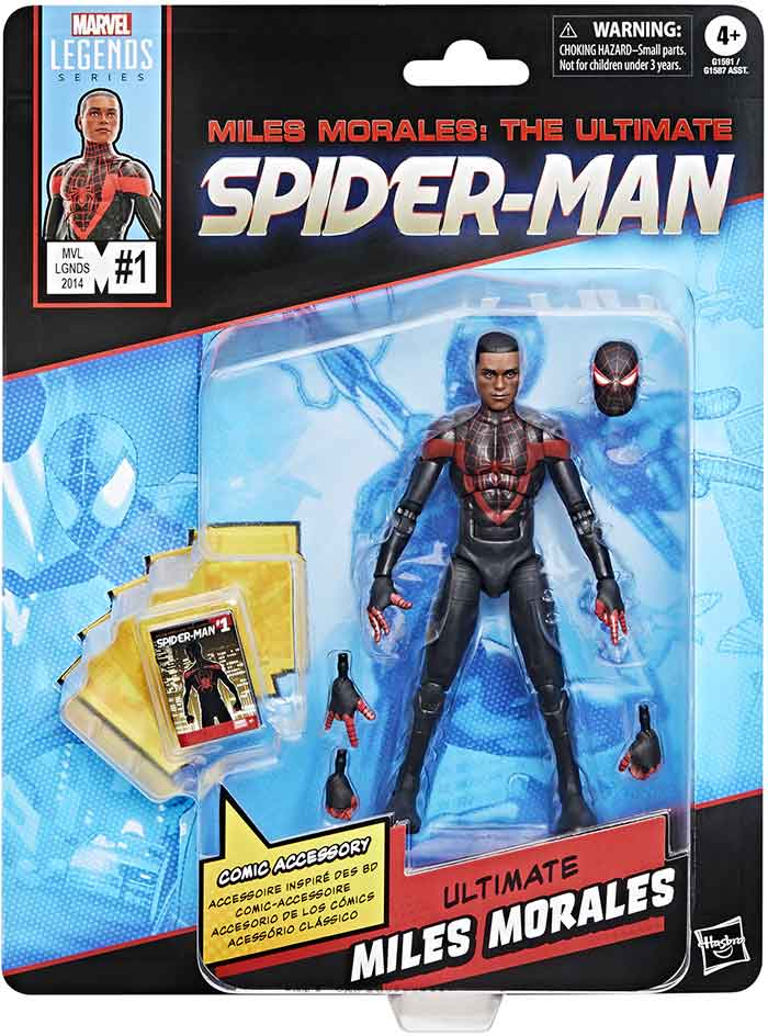 Marvel Legends Comics Inspired Inch Action Figure Wave Miles Morales