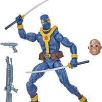 Marvel Legends Deadpool 6 Inch Action Figure BAF Strong Guy Series - Deadpool Blue & Gold